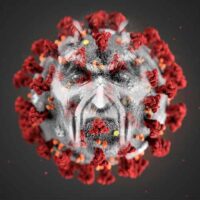 il coronavirus inteso come corna del diavolo