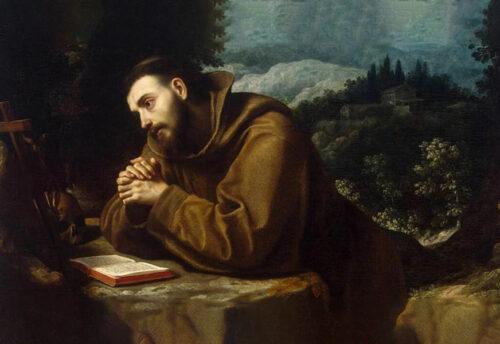 Francesco di Assisi pregava in segreto