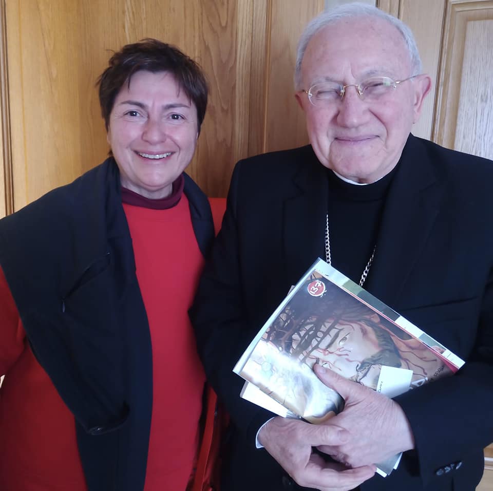 annalisa colzi con monsignor cavalli